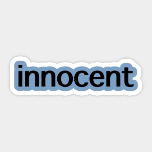 innocent Sticker